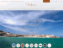 Tablet Screenshot of boskerrishotel.co.uk